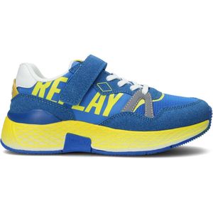 Replay Hybrid Jr Nylon Sneakers - Jongens - Blauw - Maat 31