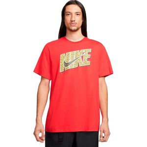Nike Sportswear 12 Mod Swoosh T-shirt Met Korte Mouwen Mannen Rood - Maat M