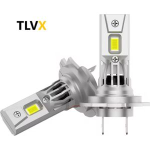 TLVX H7 LED Autolampen 2 stuks / 6000k / Wit licht (2 stuks) / 55 Watt vervanger / Auto - Scooter / Motor / Dimlicht / Grootlicht - Koplampen / 12V
