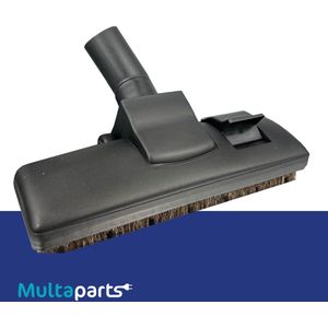 Combinatie zuigmond universeel 35 mm - incl. 32 mm reduceer ring- | Lichtgewicht model met natuurhaar en wieltjes | Geschikt voor o.a. AEG, Bosch, Electrolux, Nilfisk, Miele, Philips, Numatic, Siemens en andere merken | Multaparts® huismerk