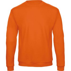 Sweatshirt Unisex M B&C Ronde hals Lange mouw Pumpkin Orange 50% Katoen, 50% Polyester