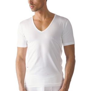 Mey Eronderhemd V-Hals Slim-Fit Dry Cotton 46098 - Heren - XL - Wit