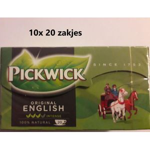 Pickwick thee - Original english -engelse melange- multipak 10x 20 zakjes