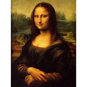 Diamond painting - Mona Lisa van Leonardo da Vinci - Oude meesters - Geproduceerd in Nederland - 30 x 40 cm - canvas materiaal - vierkante steentjes - Binnen 2-3 werkdagen in huis
