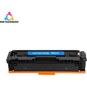 Laser Toner cartridge Geschikt voor 207X (Zonder chip) - (W2211x - Cyan) geschikt voor HP Color LaserJet Pro M255DW, M255NW, MFP M282NW, M283FDN en M283FDW (207A)