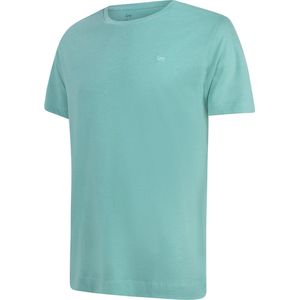 Undiemeister T-shirt - T-shirt heren - Casual fit - Korte mouwen - Gemaakt van Mellowood - Ronde hals - Iceland Moss (groen) - Anti-transpirant - XS