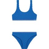 Shiwi Bikini set RUBY SCOOP SET - HIPSTER - electric blue check - 134/140