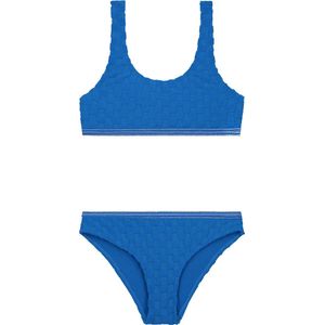 Shiwi Bikini set RUBY SCOOP SET - HIPSTER - electric blue check - 134/140