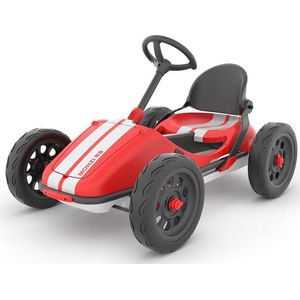 Chillafish Monzi-RS race gocart op 4 wielen, opvouwbaar en snel voor 3 tot 7 jaar, rood