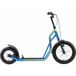 STAR SCOOTER autoped 16 inch + 12 inch, blauw