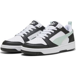 PUMA Rebound v6 Low Unisex Sneakers - PUMA Black-Peaceful Blue-PUMA White