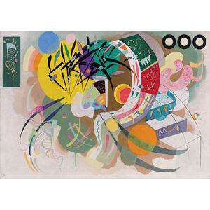 Wassily Kandinsky - Dominant Curve, 1936 - Puzzel 1500 stukjes