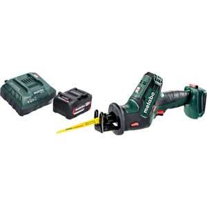 Metabo SSE 18 LTX Compacte accu reciprozaag 18 V 13 mm + 1x accu 4.0 Ah + lader