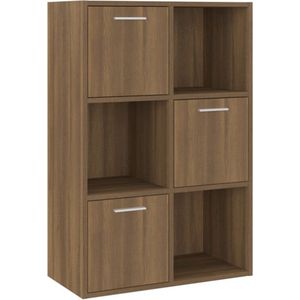 vidaXL - Opbergkast - 60x29,5x90 - cm - bruin - eikenkleur