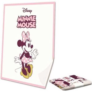 Disney Minnie Mouse Classic - Zijdezacht plaid - 130 x 160 cm - Multi