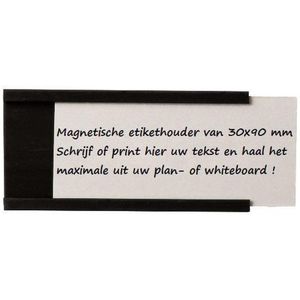 Magnetische etikethouders 30x90 mm, 24 stuks