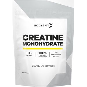 Body & Fit Creatine Monohydrate - Poeder - Creatine Monohydraat - 76 doseringen (250 gram)