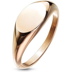 Ring Dames - Ringen Dames - Ringen Vrouwen - Zegelring - Zegelring Heren - Rosé Goudkleurig - Gouden Ring Dames - Dames Ring - Ring - Ringen - Sieraden Vrouw - Mellow