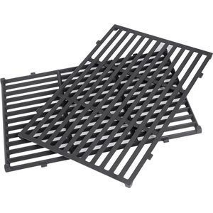 Grillroosters Gietijzeren voor Weber Spirit 300 E-310 E-320 S-310 S-320 - 7526 - Vervangende Roosters voor Weber Spirit 700 Genesis 1000-3500 met Zijregelknoppen