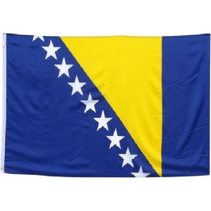 Bosnische vlag -Bosnië en Herzegovina - 90 x 150 cm