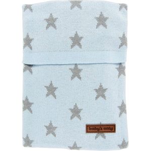 Baby's Only Gebreide hoes Zensy kruik - Kruikenzak Zensy Star - Baby Blauw/Grijs