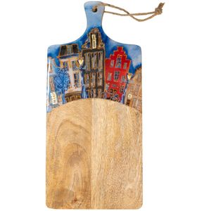 Kaasplank Canalhouses - red - D35x16 H2 - decoratie plank - serveerplank