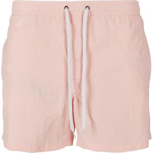 Heren Zwembroek met koord en zakken Pink - 5XL