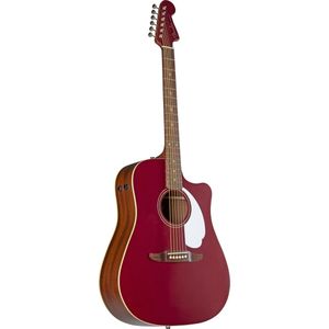 Fender Redondo Player WN Candy Apple Red - Akoestische gitaar
