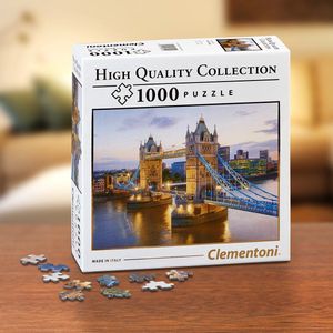 Puzzel 1000 Stukjes Volwassenen - Legpuzzel - Clementoni Puzzel - Tower Bridge, Londen - Puzzel 1000 Stukjes