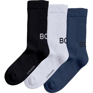 Bjorn Borg - 3-Pack Core Crew Sokken Multicolour - Heren - Maat 36-40 -