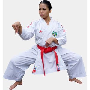 Arawaza kata-karatepak Black Diamond dames | WKF-approved | Wit (Maat: 175)