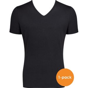 Sloggi Men GO Shirt V-Neck Slim Fit - heren T-shirt (1-pack) - zwart - Maat: S