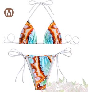 Nivard Bikini Dames - Meisjes Bikini - Badpak - Push Up - Vrouwen Badkleding - Zwemmen - Sexy Set - Top & Broekje - Wit - Maat M