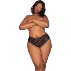 Dreamgirl (All) Kanten Tanga Slipje - XL black 3X