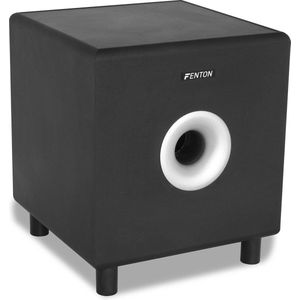 Actieve subwoofer - Fenton SHFS10B - hifi subwoofer 10'' - 200W - Zwart