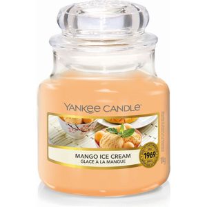 Yankee Candle Geurkaars Small Mango Ice Cream - 9 cm / ø 6 cm