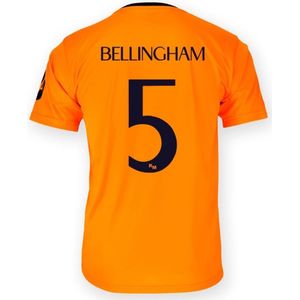 Real Madrid Uit Shirt Bellingham - Maat 164 - Voetbalshirt Kinderen - Jude Bellingham - 2024/2025 - Jongens en Meisjes