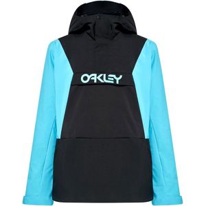 Ski Jas Oakley Men Tnp Tbt Insulated Anorak Black/Bright Blue-M