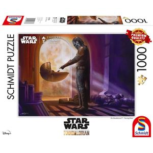 Schmidt Spiele Thomas Kinkade Studios: Star Wars The Mandalorian – Turning Point Legpuzzel 1000 stuk(s) Televisie/films