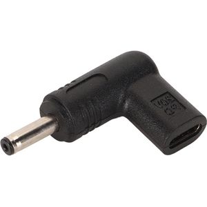 USB C naar DC-adapter 40 mm x 135 mm 100 W PD - Vrouwelijk naar mannelijk DC-adapter 185-20 V - voor laptopserie-router-printer-campers-zonnegenerator .