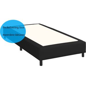 Losse boxspring - Pocketvering - boxspringonderstel - boxspringbedbodem - zonder matras - 70x220 cm ZWART