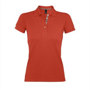 SOL'S Women´s Polo Shirt Portland L588 - Burnt Orange/Grey (Solid) - XS