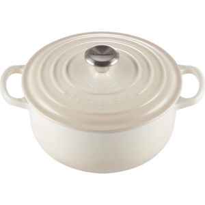 Le Creuset Braadpan Signature Meringue - ø 22 cm / 3.3 Liter