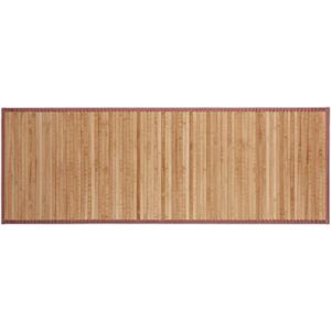 Relaxdays badmat bamboe - douchemat - bad mat - badkamer - hout - antislip - 80 x 45 cm - 53 x 152 cm