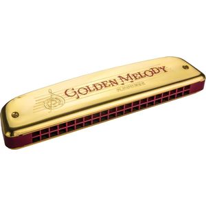 Hohner Golden Melody 40 - Tremolo mondharmonica - Prachtig uniek ontwerp
