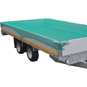 Premium maasnet - 470x250 cm - inclusief elastiek rondom - UV bestendig - net voor aanhanger