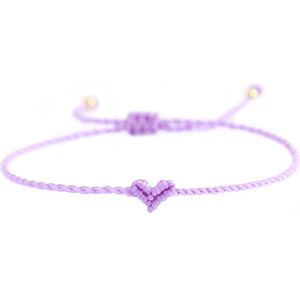 Love Ibiza heart armband lila