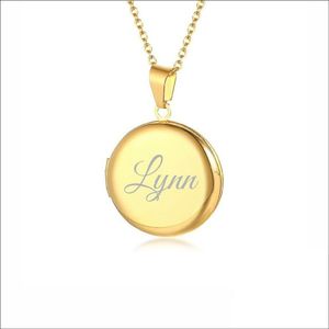 Fotohanger Met Ketting En Naam Gravering - Lynn