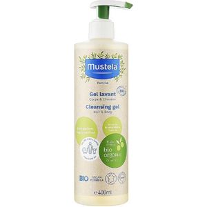 Mustela Bébé Bio Gel Lavant Zonder Parfum 400ml