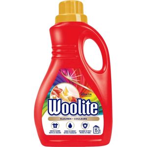 Woolite Color - Vloeibaar Wasmiddel - Met Keratine - Gekleurde Was - 15 Wasbeurten - 0,9L